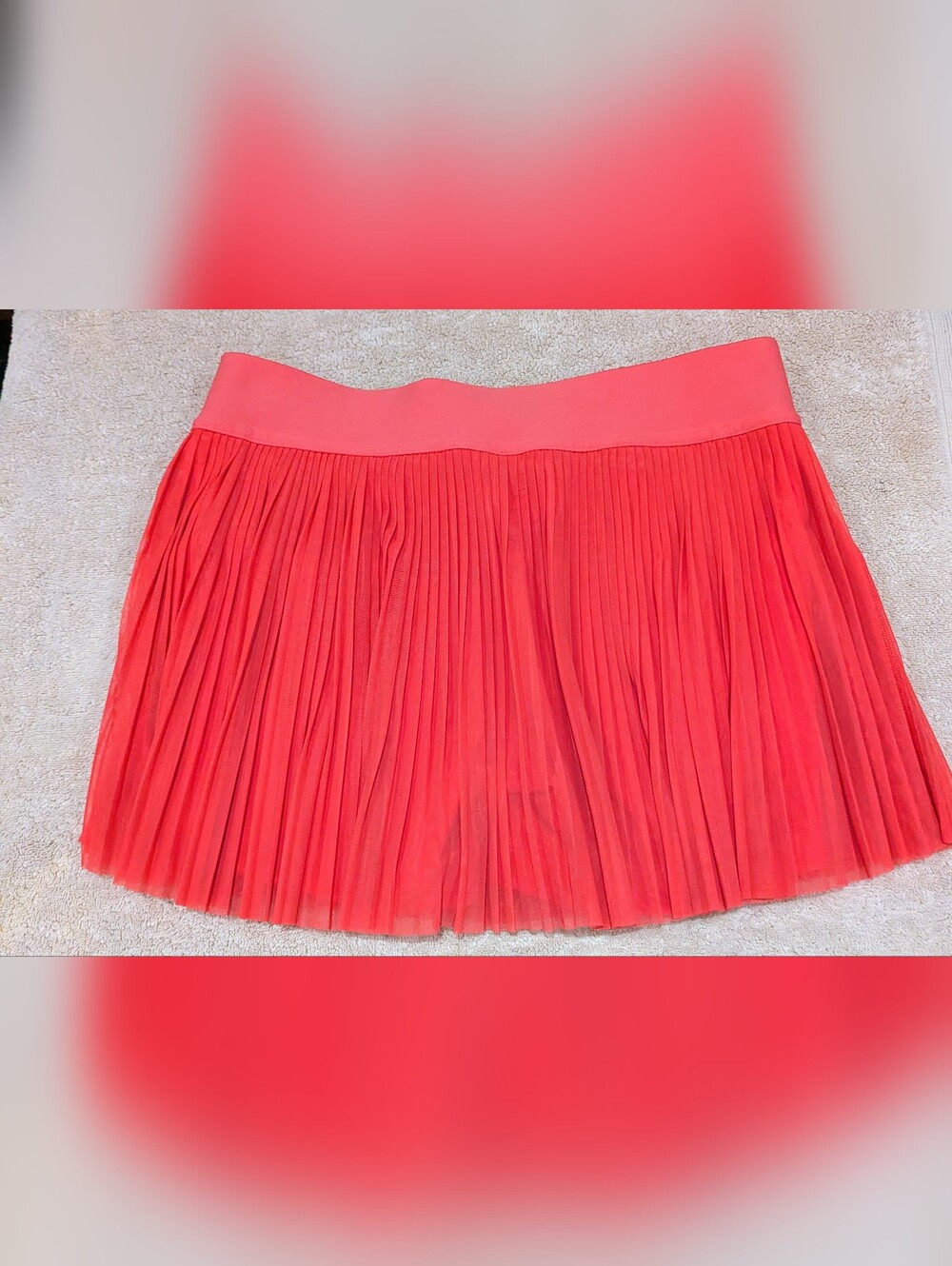 $30 Lululemon Size 8 Mesh Pleats Mid-Rise Mini Tennis Skirt Lip Gloss Pink EUC